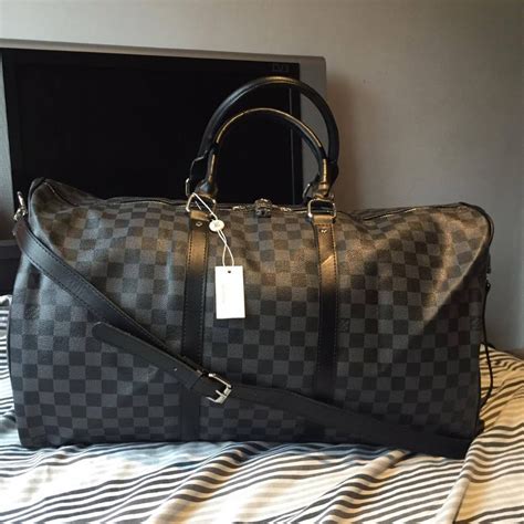 louis vuitton weekend bag mens|Louis Vuitton weekend tote.